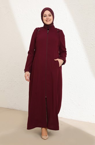 Plum Abaya 2426-07