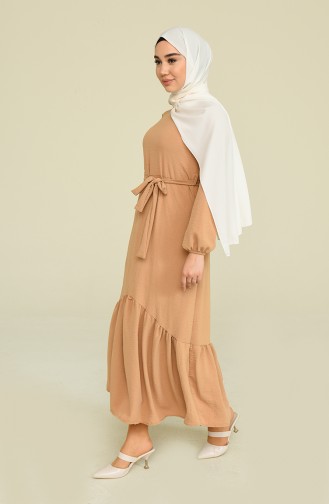 Mink Hijab Dress 1001-02