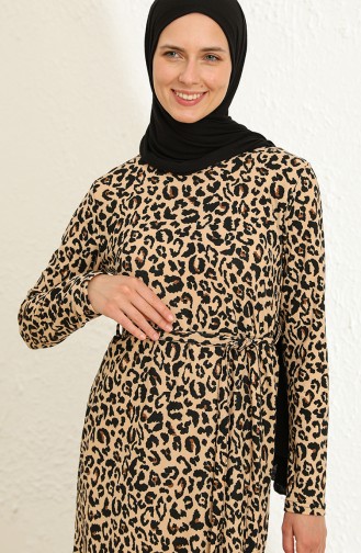 Schwarz Hijab Kleider 4000-01