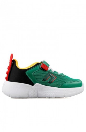 Cool Roma Erkek Çocuk Günlük Spor Ayakkabı Yeşil