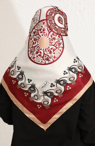Claret Red Scarf 70222-06
