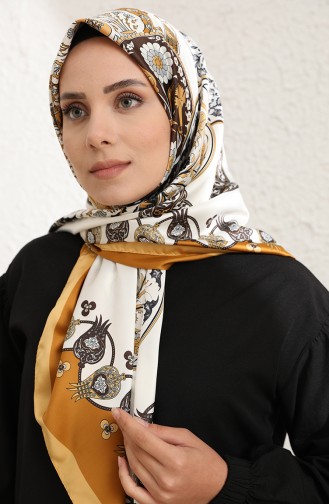 وشاح أصفر خردل 70222-08