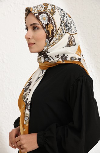 وشاح أصفر خردل 70222-08