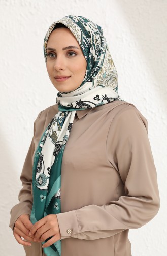 Ottoman Rayon Eşarp 70222-09 Zümrüt Yeşili