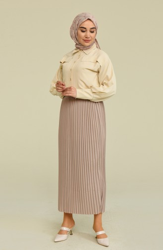 Cream Skirt 100-02