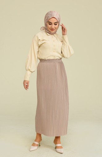 Cream Skirt 100-02