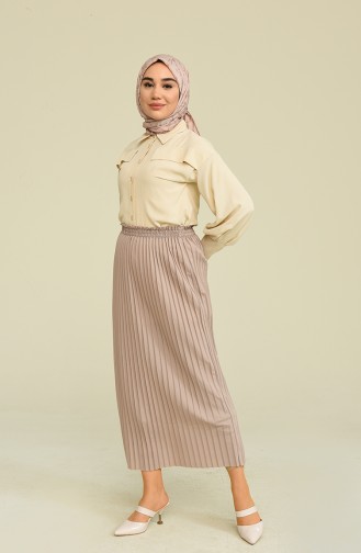 Cream Skirt 100-02