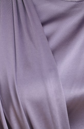 Violet Hijab Evening Dress 6040-06