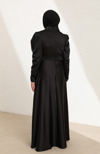 Habillé Hijab Noir 6044-02