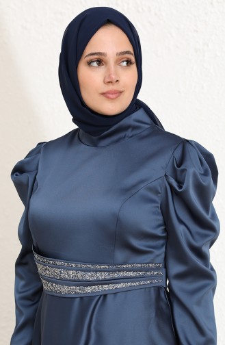 Stein Hijab-Abendkleider 6044-05