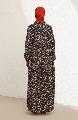 Gelb Hijab Kleider 1782-01