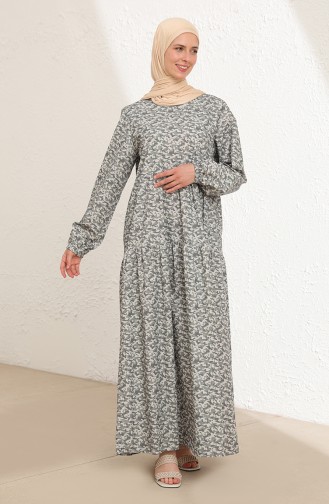 Khaki Hijab Kleider 1783-01