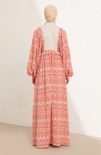 Orange Hijab Dress 228430-01