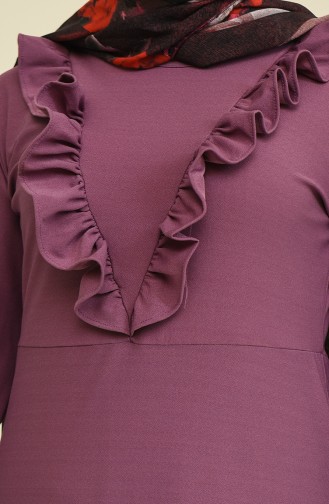 Dark Lilac İslamitische Jurk 3273-05