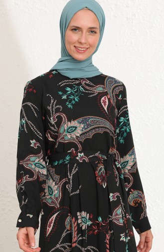 Black Hijab Dress 60251-01