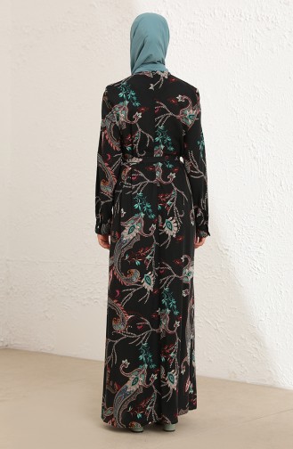Black Hijab Dress 60251-01