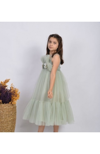 Mint Green Baby and Children`s Dress 1CY8320016-02