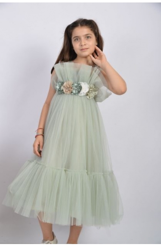 Mint Green Baby and Children`s Dress 1CY8320016-02