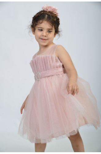 Kiz Çocuk Abiye 1CY8320018-01 Pudra