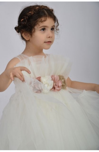 White Baby and Children`s Dress 1CY8320022-01