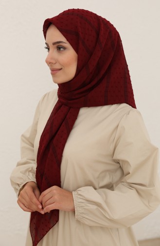 Claret red Hoofddoek 70216-11