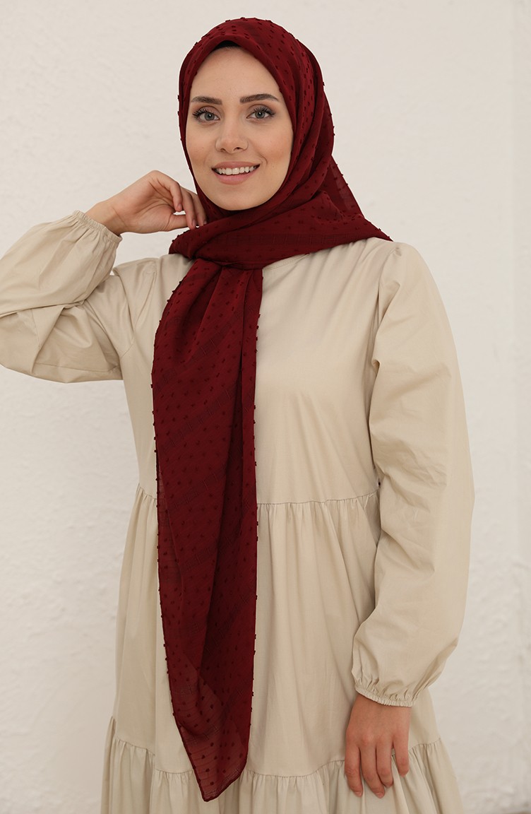 Claret red Hoofddoek 70217-04