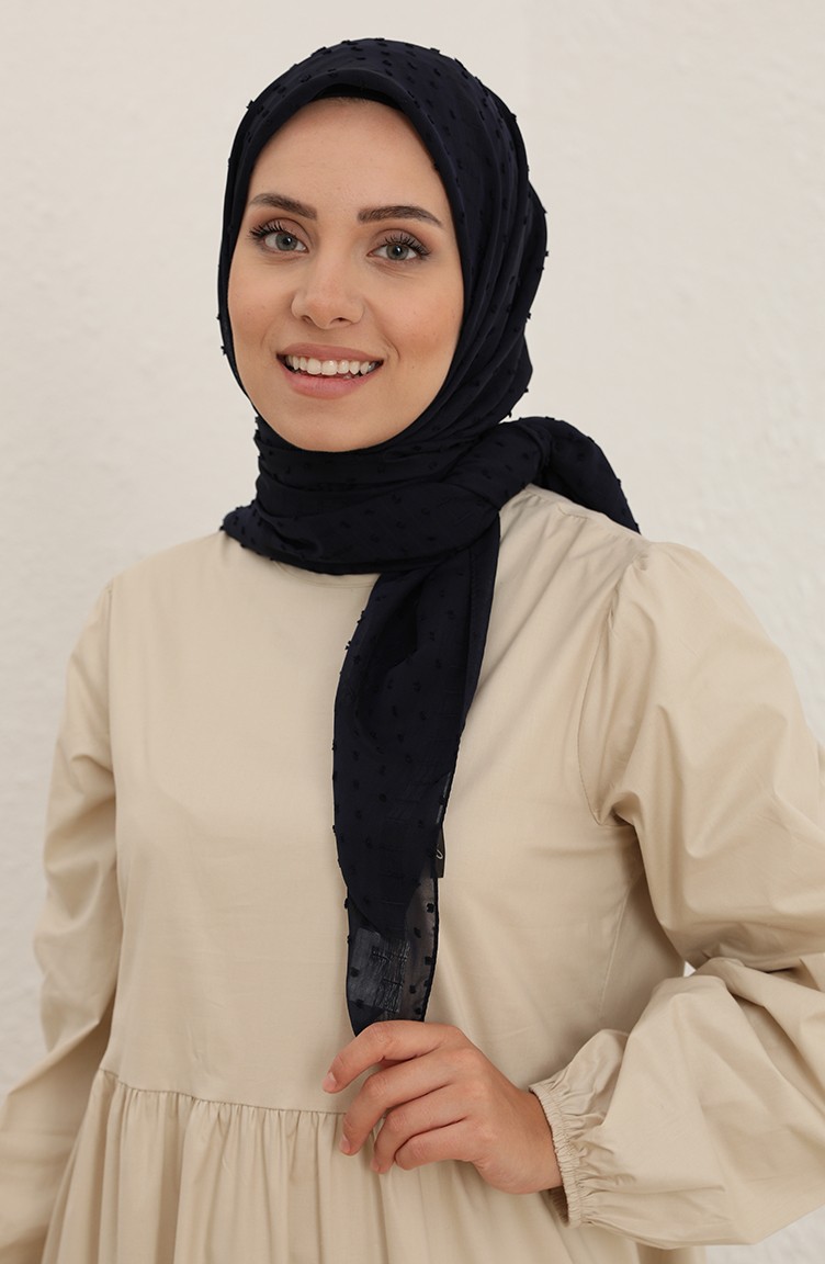 Navy Blue Hoofddoek 70217-08