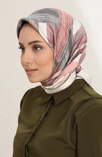 Hasır Model Rayon Eşarp 70219-02 Vizon Pudra