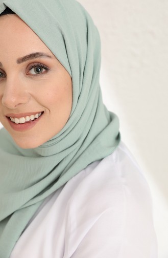 İthal Airobin Şal 8086-01 Çağla Yeşili
