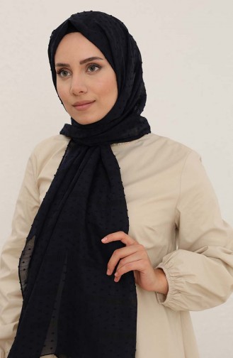 Navy Blue Sjaal 70218-06