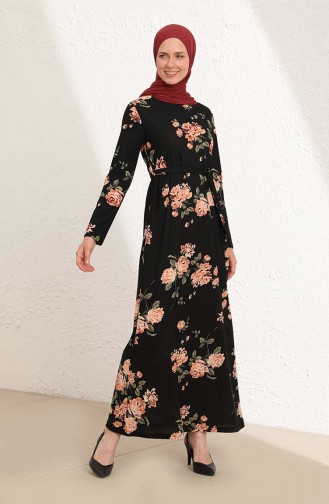 Black Hijab Dress 100-01