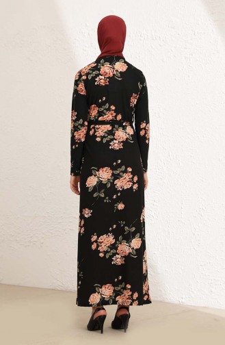 Black Hijab Dress 100-01