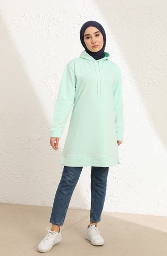 Sweatshirt Vert eau 20044-07