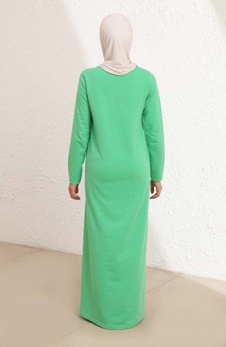 فستان أخضر حشيشي 50424-01