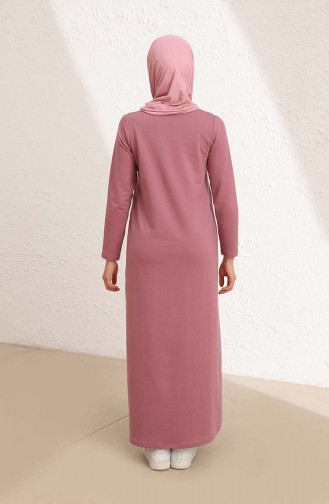 Dusty Rose Hijab Dress 50424-03