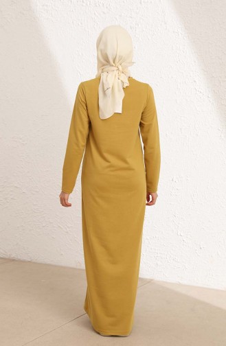 Mustard Hijab Dress 50424-04