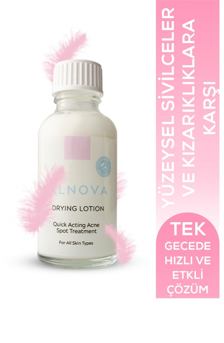 Alnova Sivilce Ve Leke Karşıtı Özel Bakım Solüsyonu - Drying Lotion 30 Ml - Vegan & Temiz İçerik
