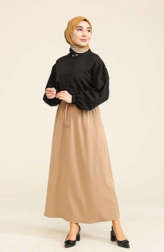 Milk Coffee Skirt 102022104AETK-01