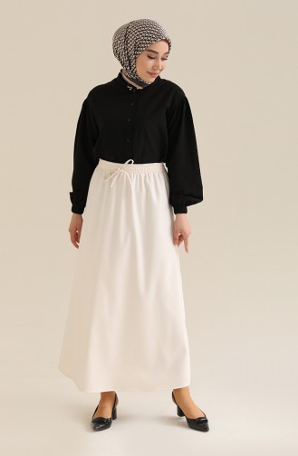 Ecru Skirt 102022104ETK-02