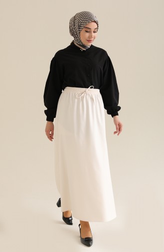 Ecru Skirt 102022104ETK-02