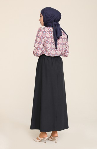 Dark Navy Blue Rok 102022104ETK-04