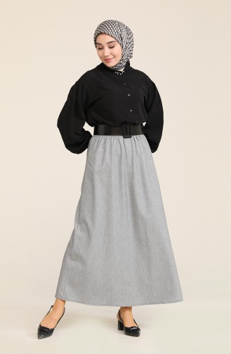 Gray Skirt 102022111ETK-01