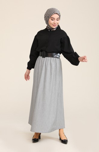 Gray Skirt 102022111ETK-01