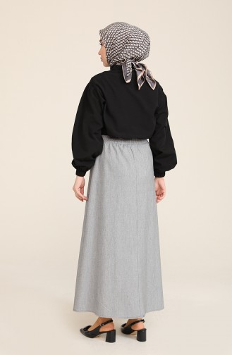 Gray Skirt 102022111ETK-01