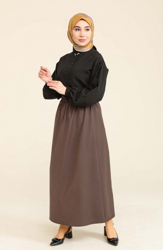 Brown Skirt 102022113ETK-02