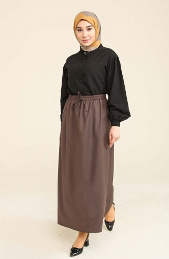Brown Skirt 102022113ETK-02