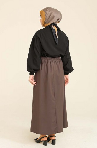 Brown Skirt 102022113ETK-02