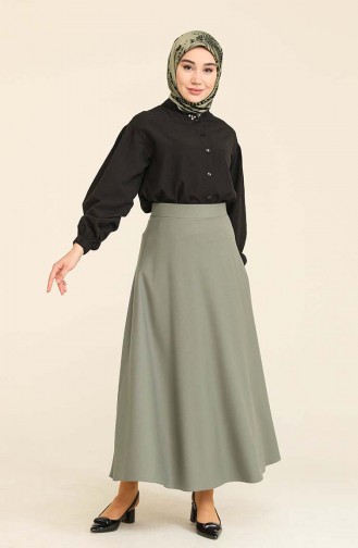 Army Green Skirt 10202282ETK-01