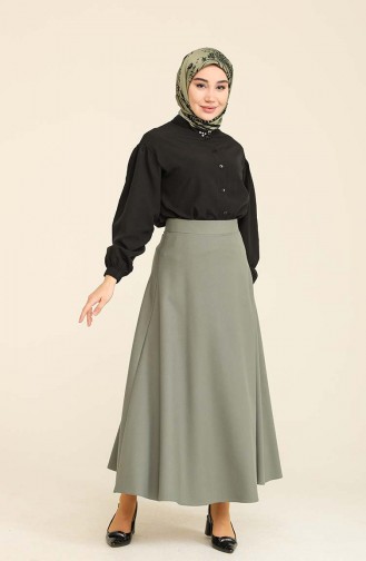 Army Green Skirt 10202282ETK-01