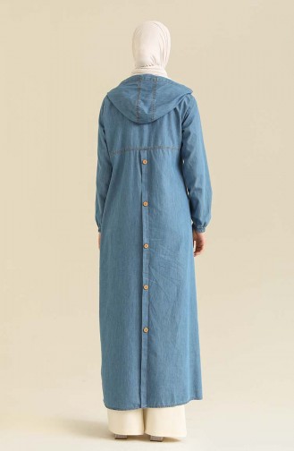 Denim Blue Abaya 8227-01